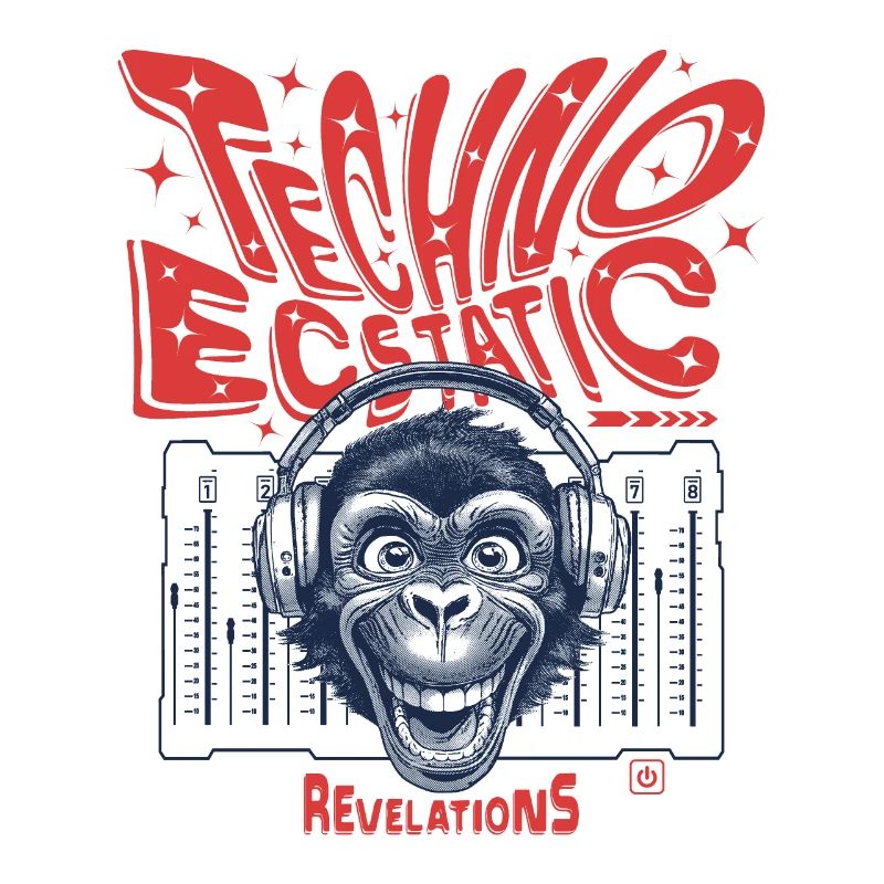 Techno Ecstatic Revelations DJ Shirt