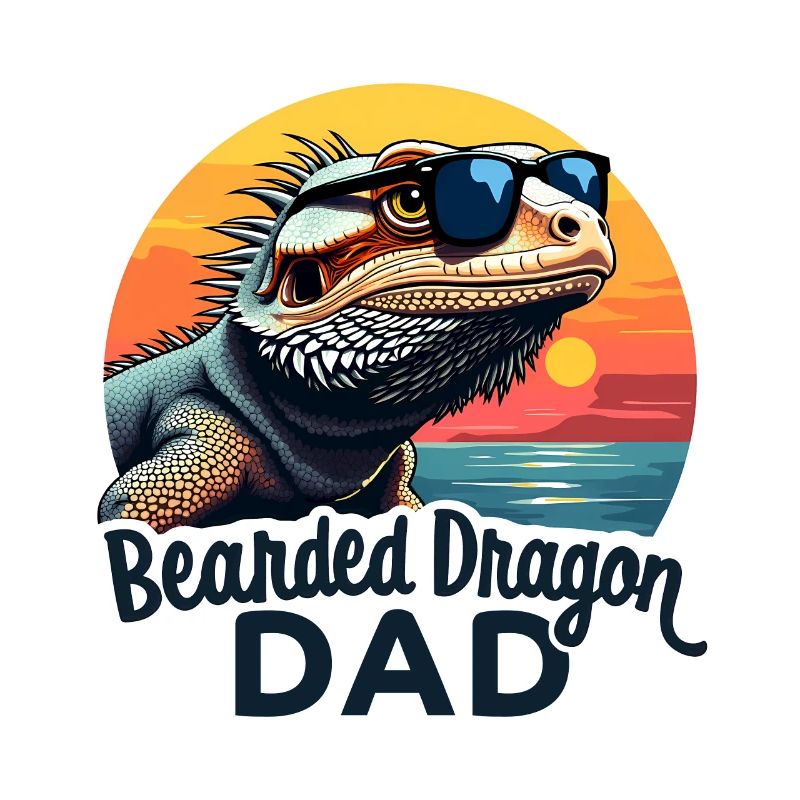Bearded Dragon Saying Dad Funny Bearded Dragon Gift