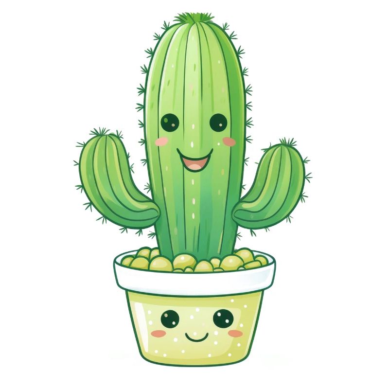 Cactus dans un pot de fleurs