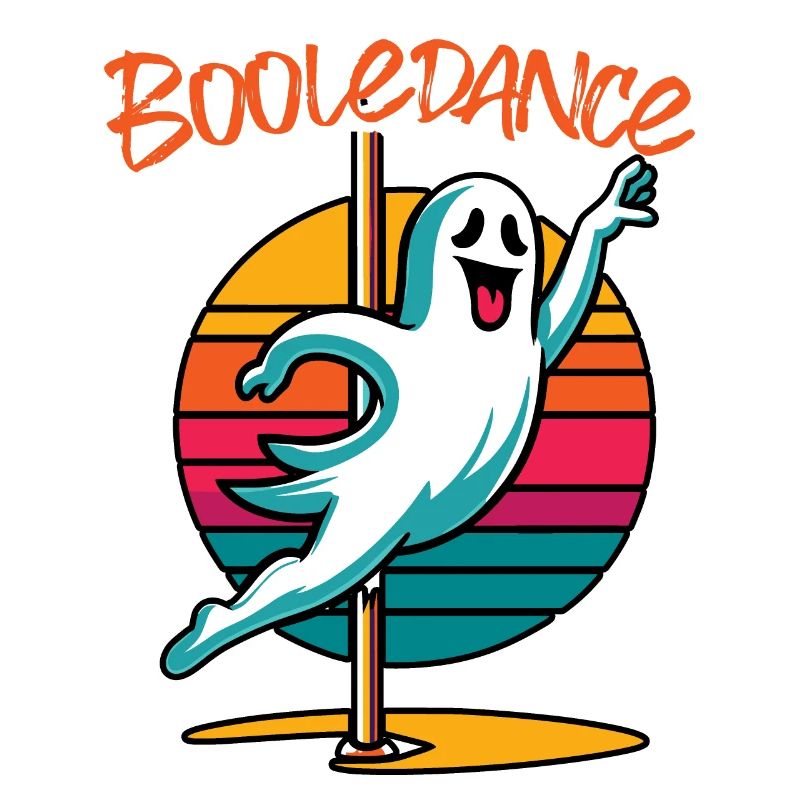 Danse booléenne drôle disant Pole Dance Ghost