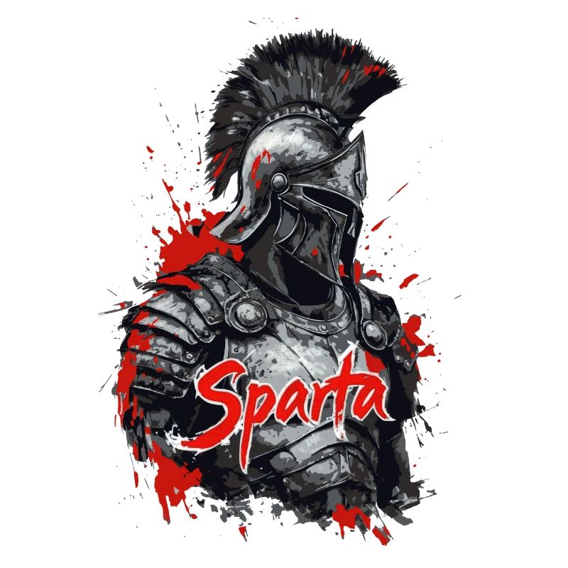 Soldat spartiate - Conception d’éclaboussures