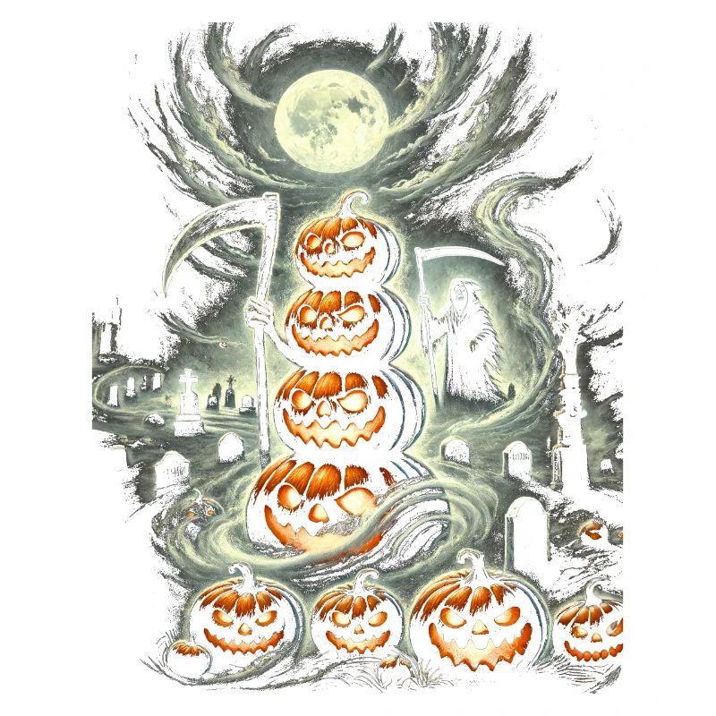 Spooky Halloween Pumpkin Tower
