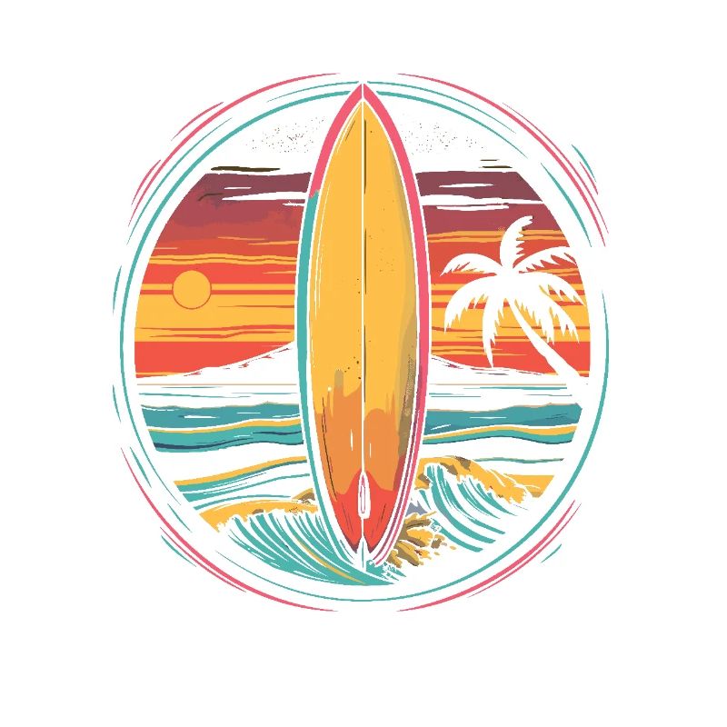 Surfing Artwork