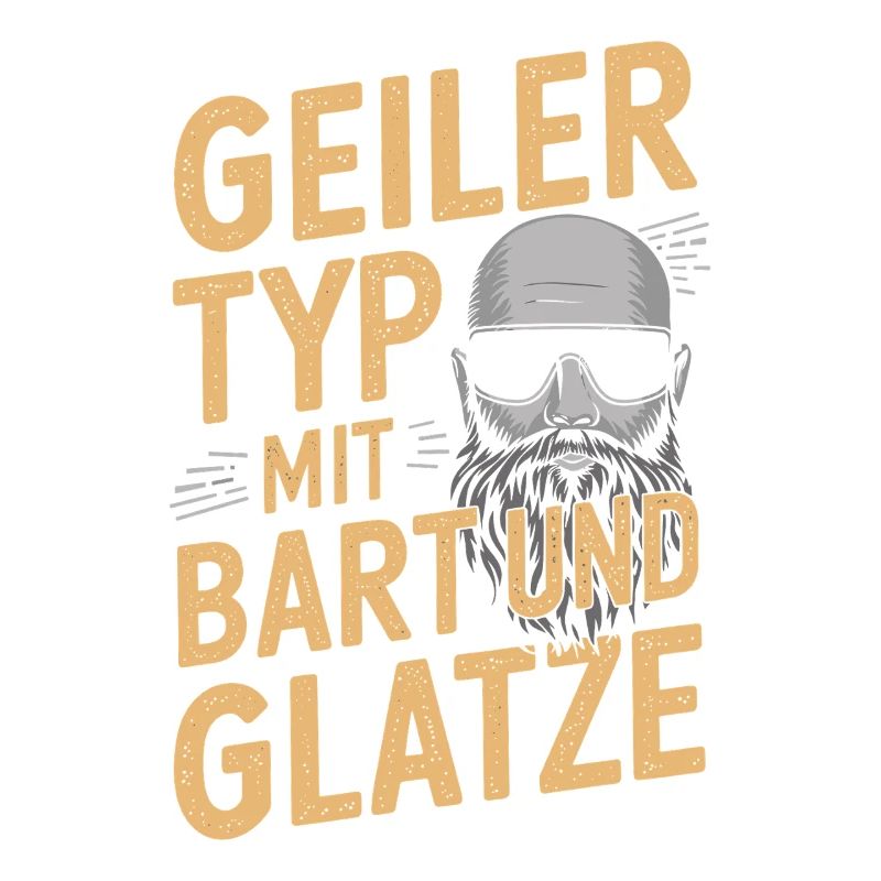guy with beard & bald head beard wearer