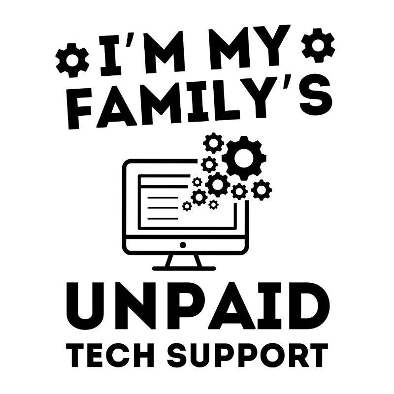 Unbezahlte Technikhilfe Familie Technik