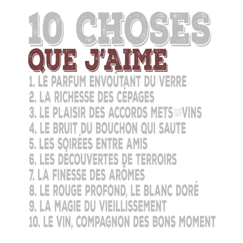 10 Things I Love – Wine, Grape Varieties and Tasting