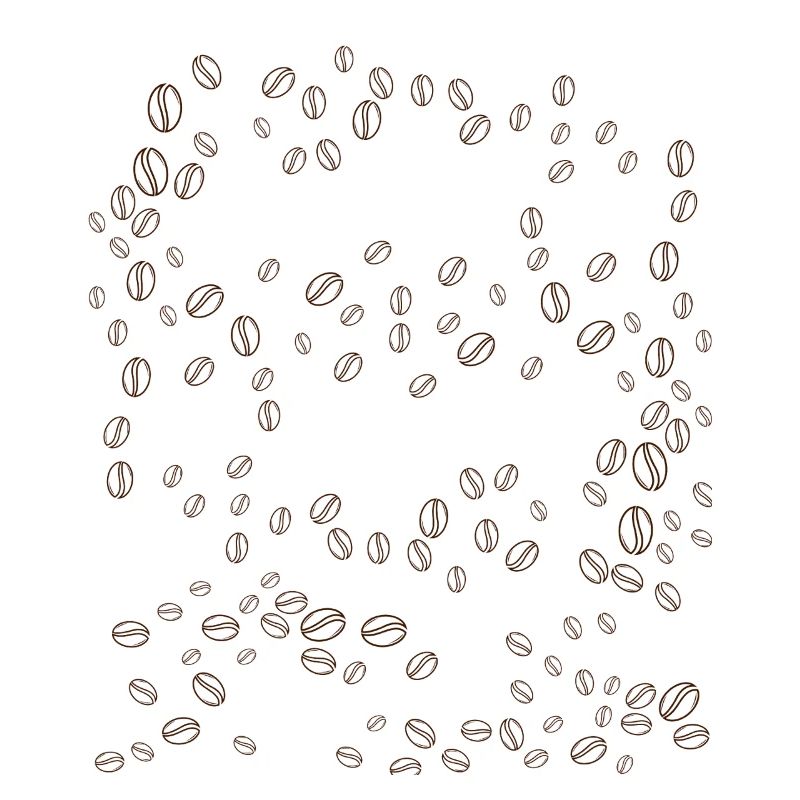 Coffee Bean Orbit Swirl