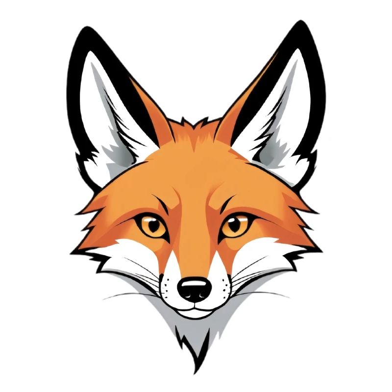 Fox Head Illustration