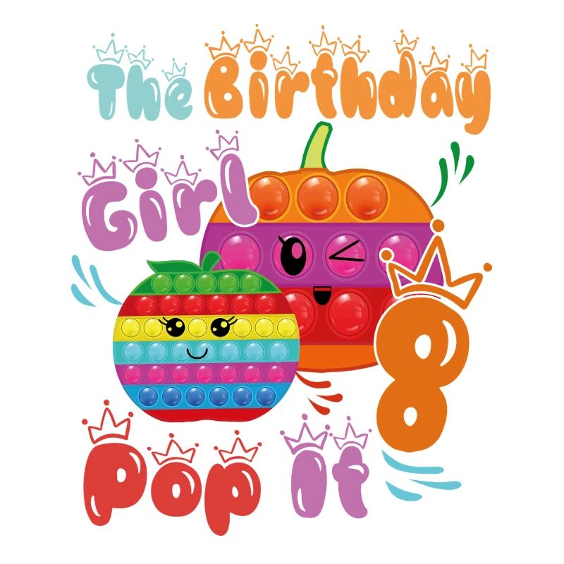 Das Geburtstagskind Pop-It 8