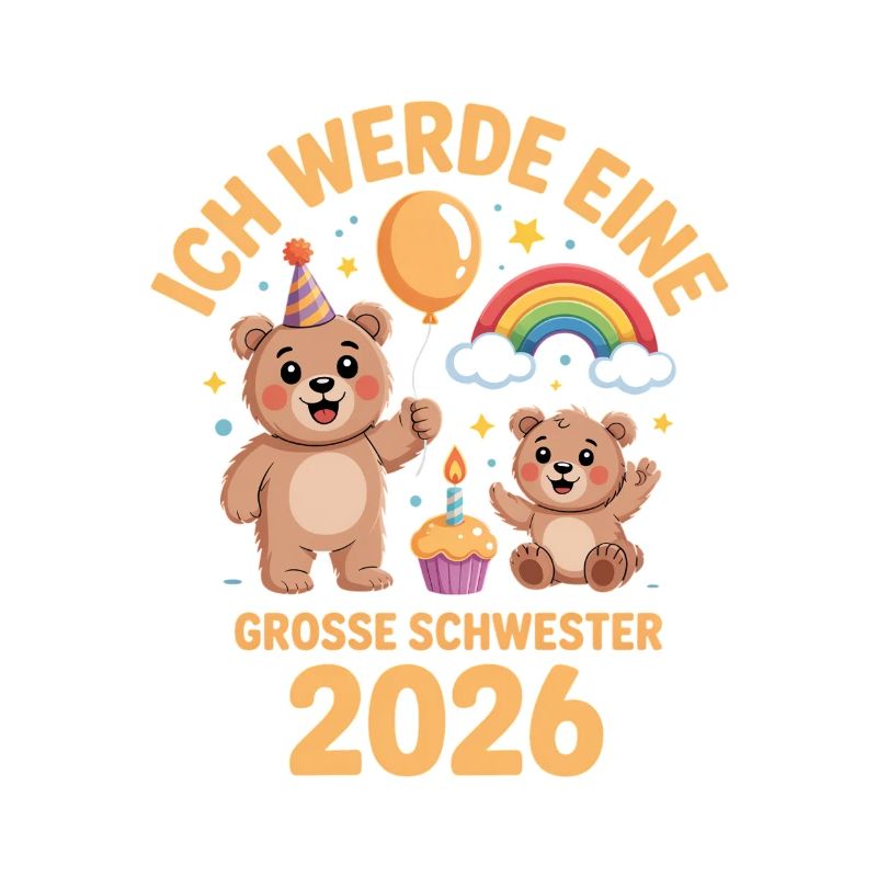 Ich werde eine grosse Schwester 2026 Bär