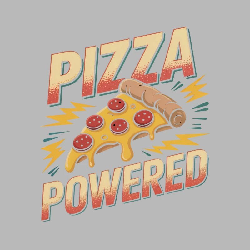 Pizza Powered - Retro Pizza