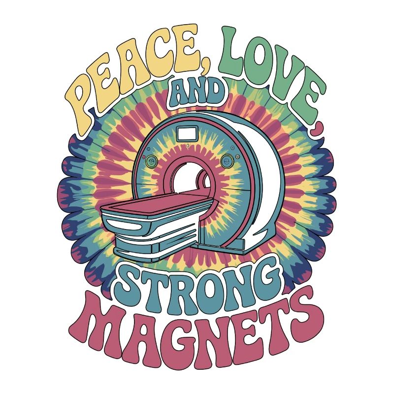 MRI Tech Peace Love And Radiographer Rad Tech