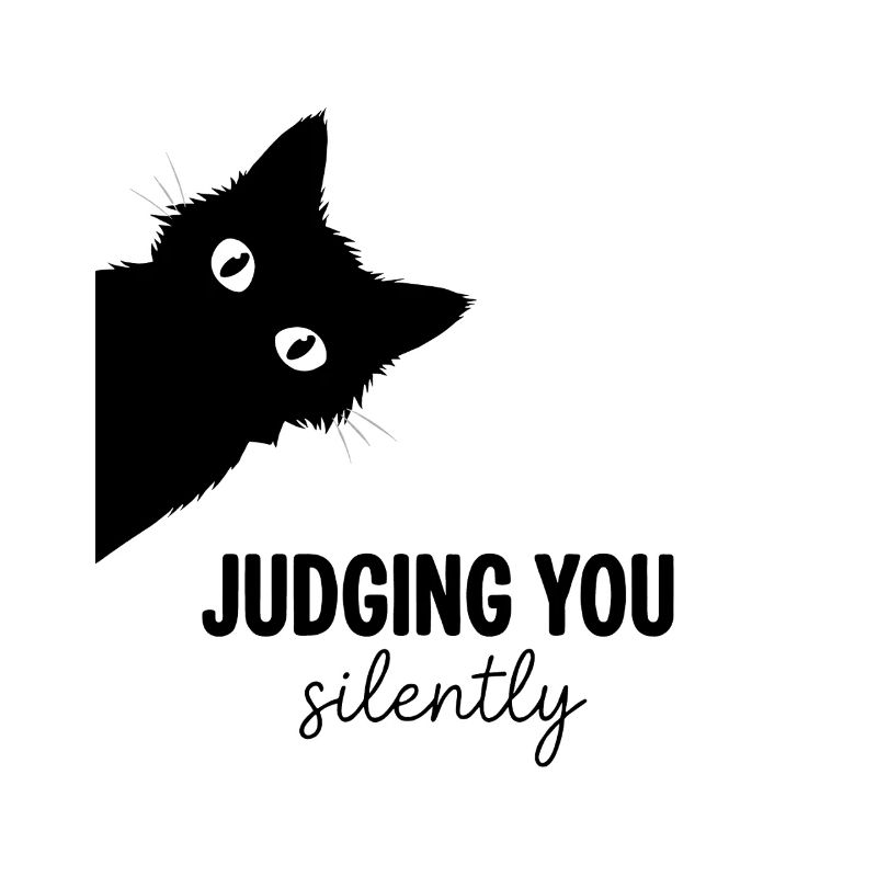 Te juger en silence fixe les yeux de chat