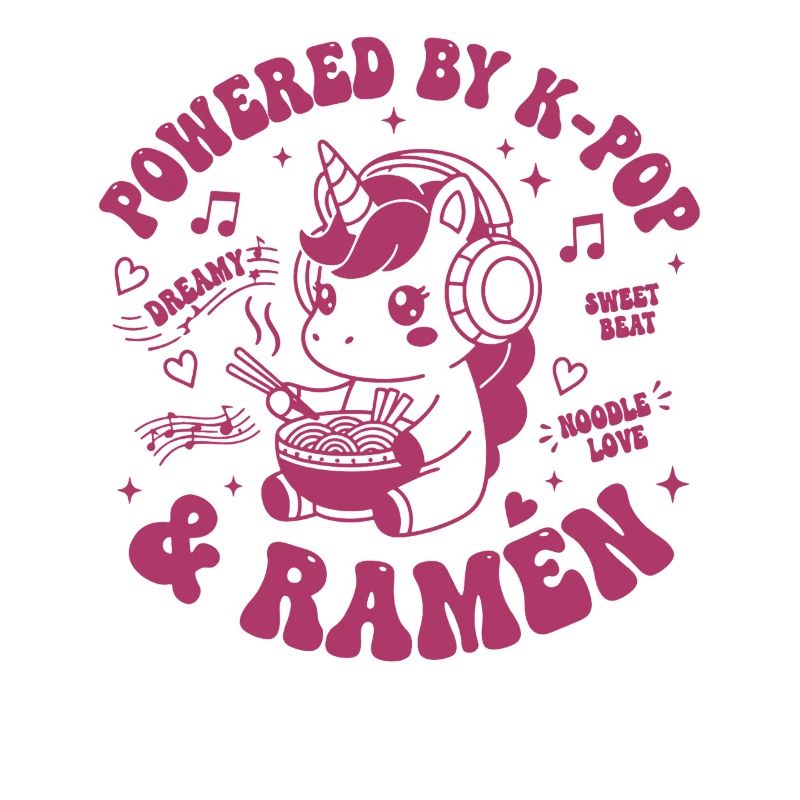 Propulsé par K-Pop et Ramen Kpop Anime Kpop Unicorn