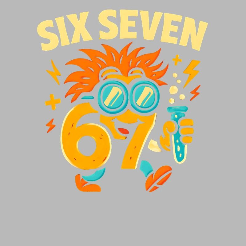 Six Seven 67 Wissenschaft Humor Nerd Geschenkidee