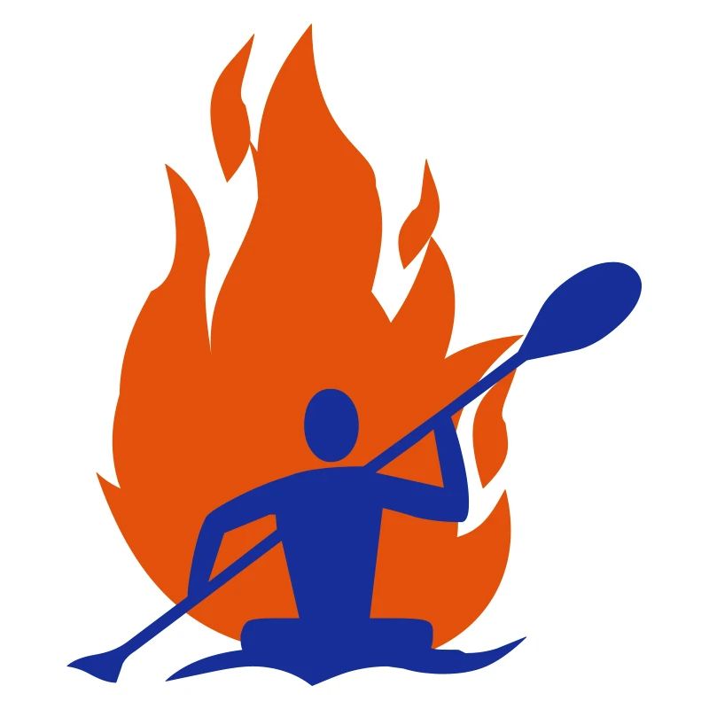 Canoe fire flame