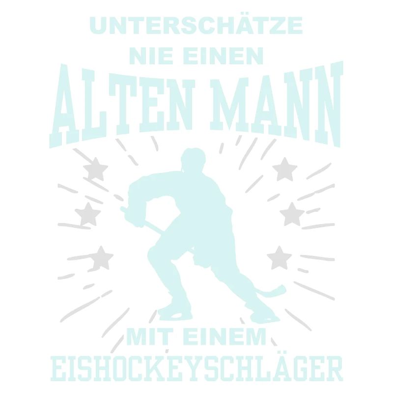 Unterschätze nie einen Mann mit Eishockeyschläger
