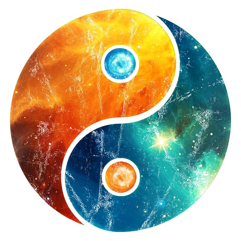 Yin Yang éléments de marque icônes de marque