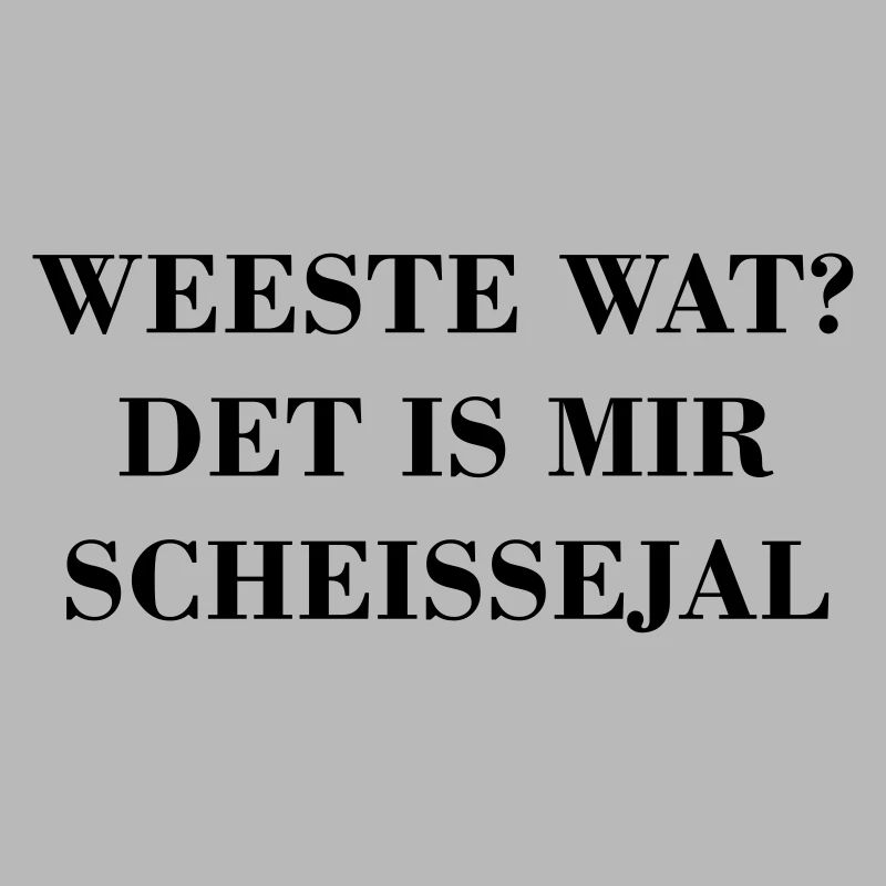 Berlin Berlinsche scheissejal Funny saying
