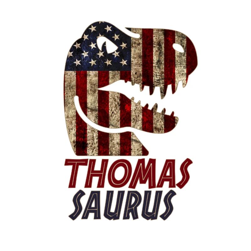 Patriotique Thomas Dinosaur Thomassaurus