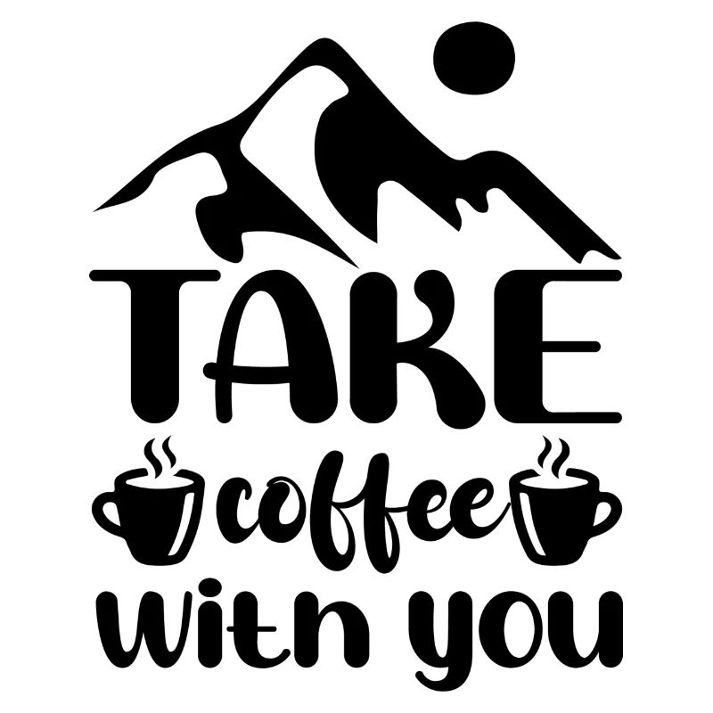 Slogan du camping Prenez un café avec vous