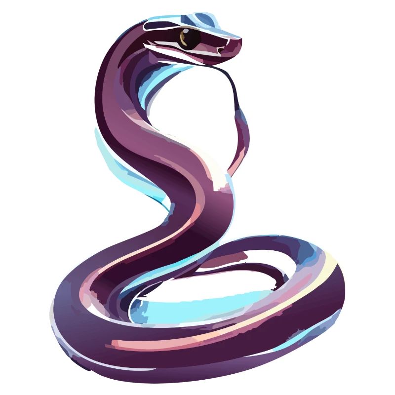 Serpent chromé