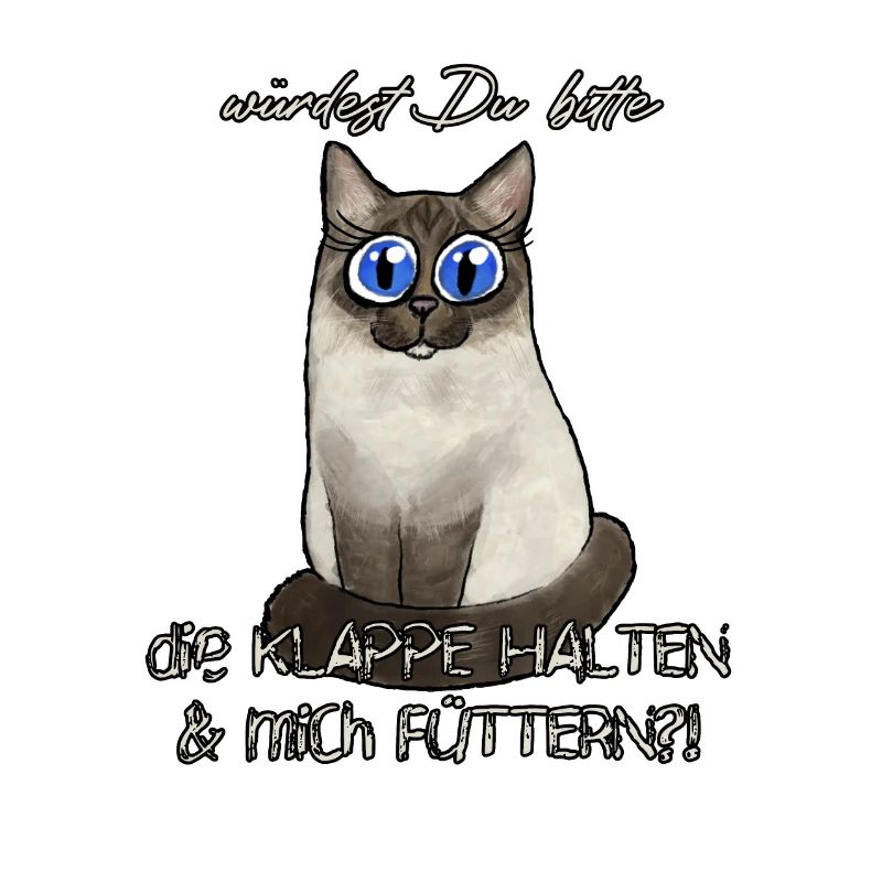 Chat affamé