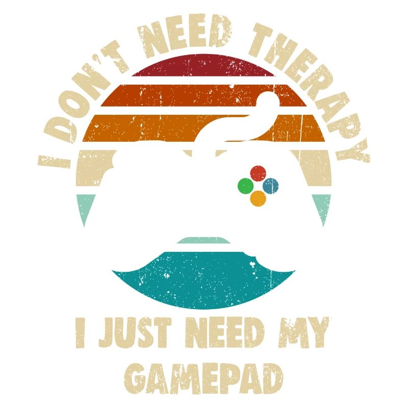 Gamepad Therapy Retro Sunset