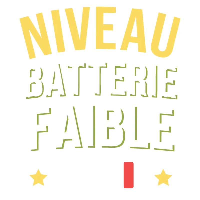 Niveau batterie faible