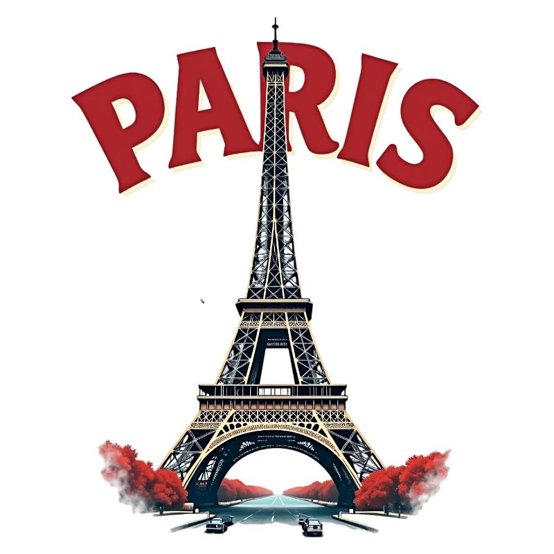 Tour Eiffel, Paris, retro