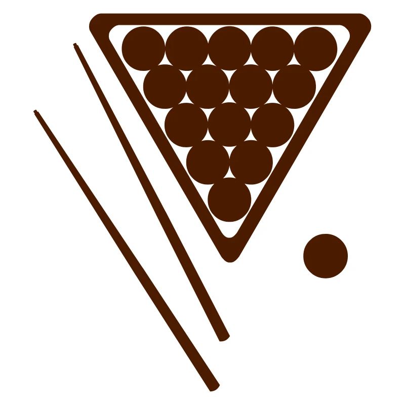 Snooker Rack and Cues