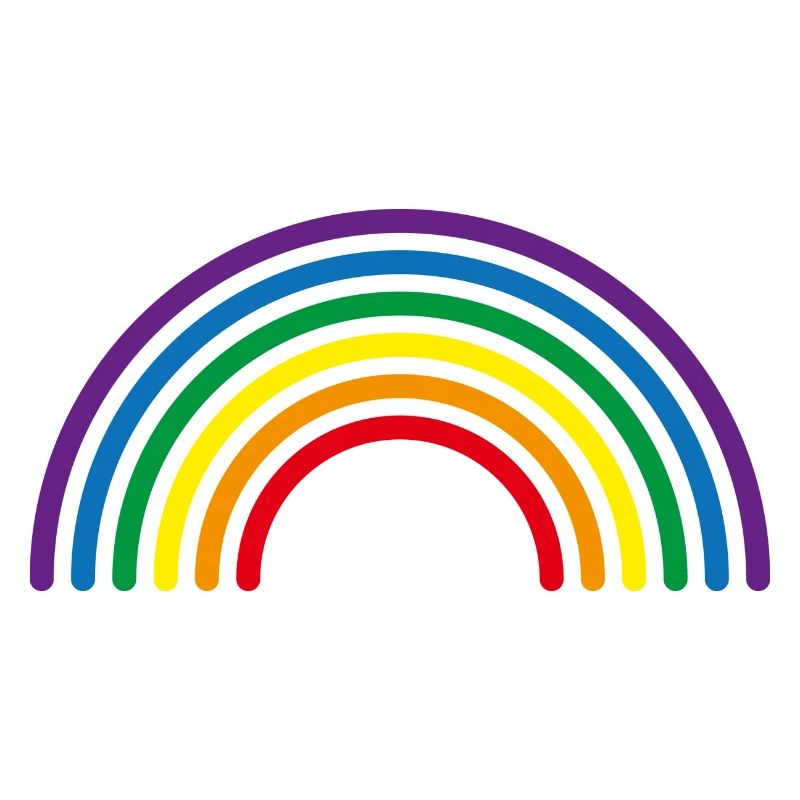 Rainbow Multi-Colour Lines