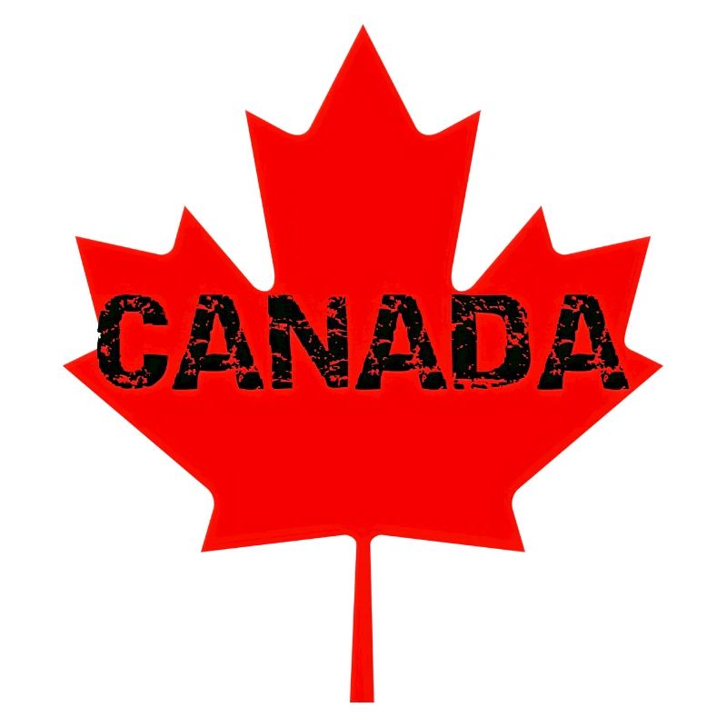 Faded Canada Maple Stamp