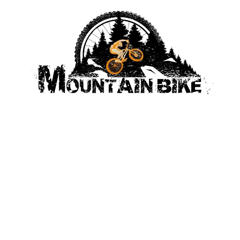 VTT Vtt dans la forêt Pneus de vélo VTT