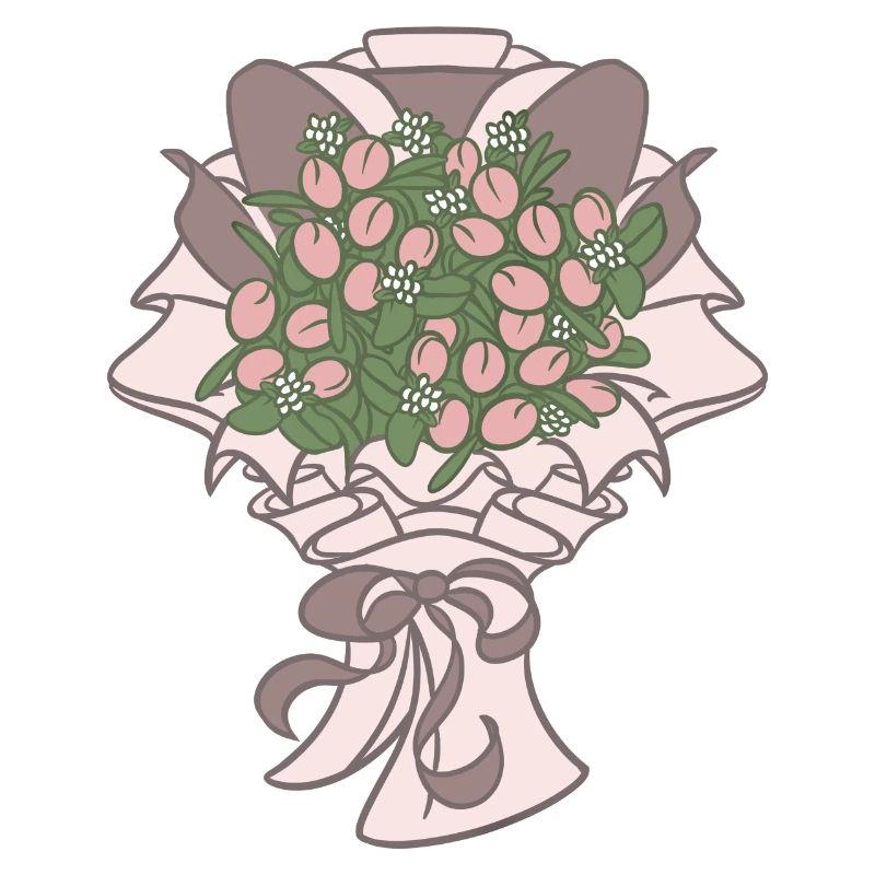Beau bouquet de fleurs