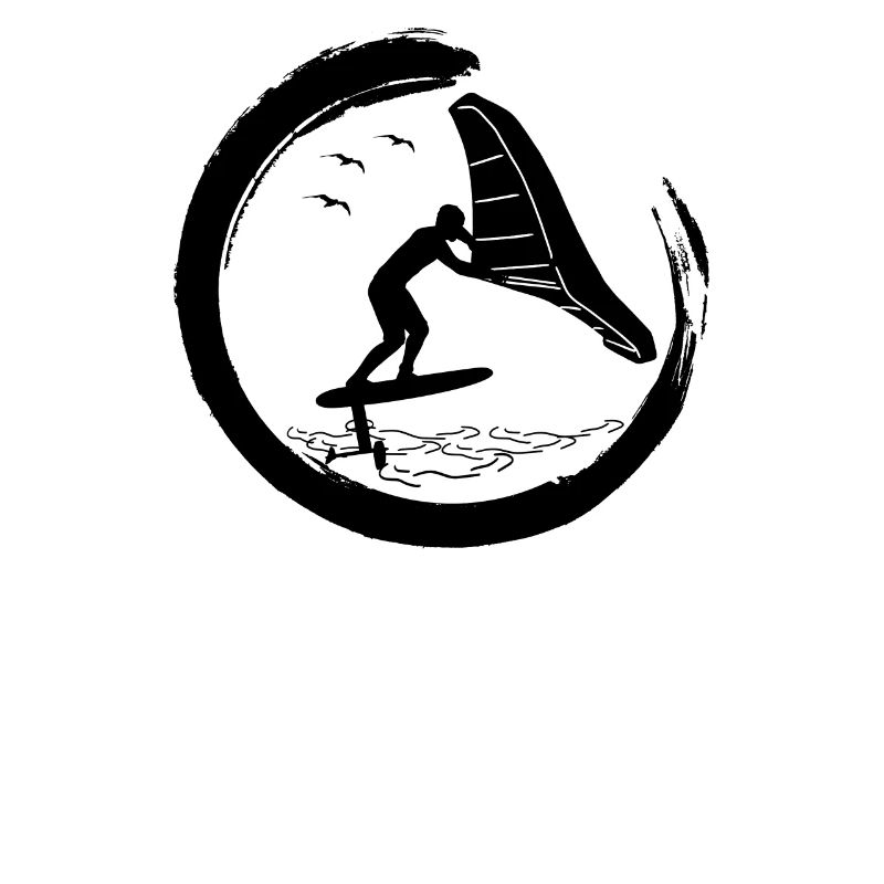 Wingfoil Surfer Wingfoiling Hydrofoil Wing-Foiling