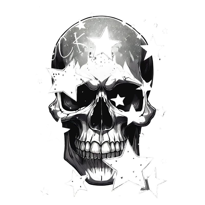 Rock skull design