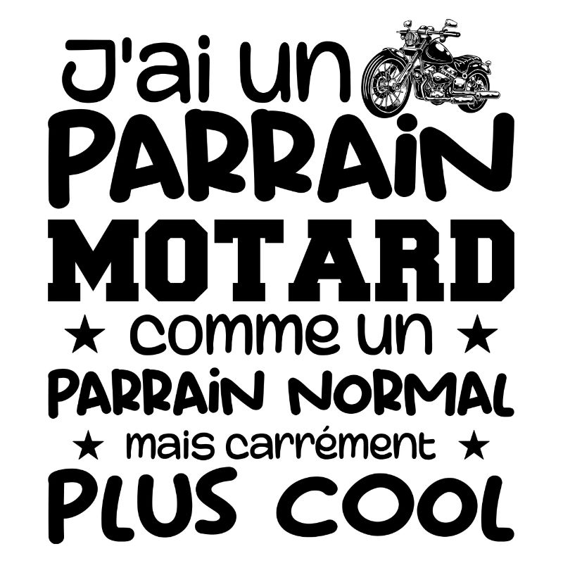Ich habe einen Biker-Paten, ein Motorrad-Biker-Patengeschenk