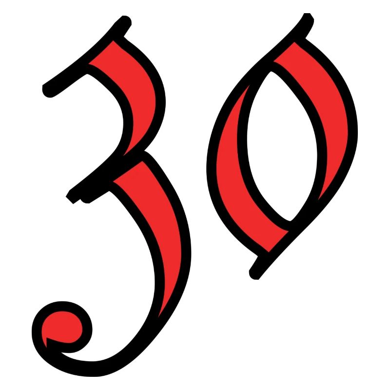 30. 30 ANS. 30e ANNIVERSAIRE. ANNIVERSAIRE 30 ANS.