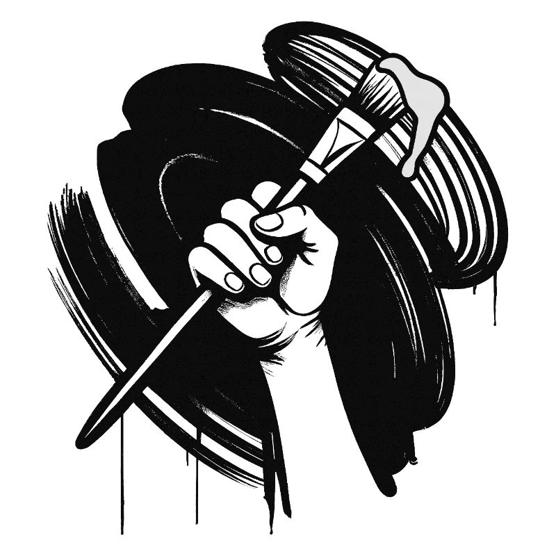 PAINT IT BLACK - black & white