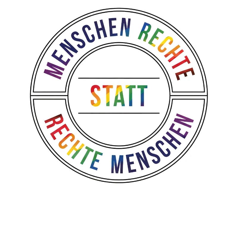 Menschenrechte Statt Rechte Menschen Spruch
