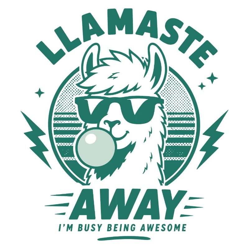 Llamaste Away Lama drôle