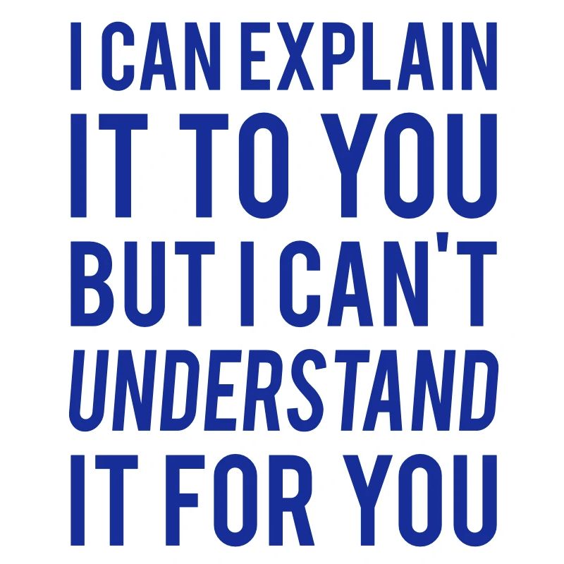 I Can Explain It For You