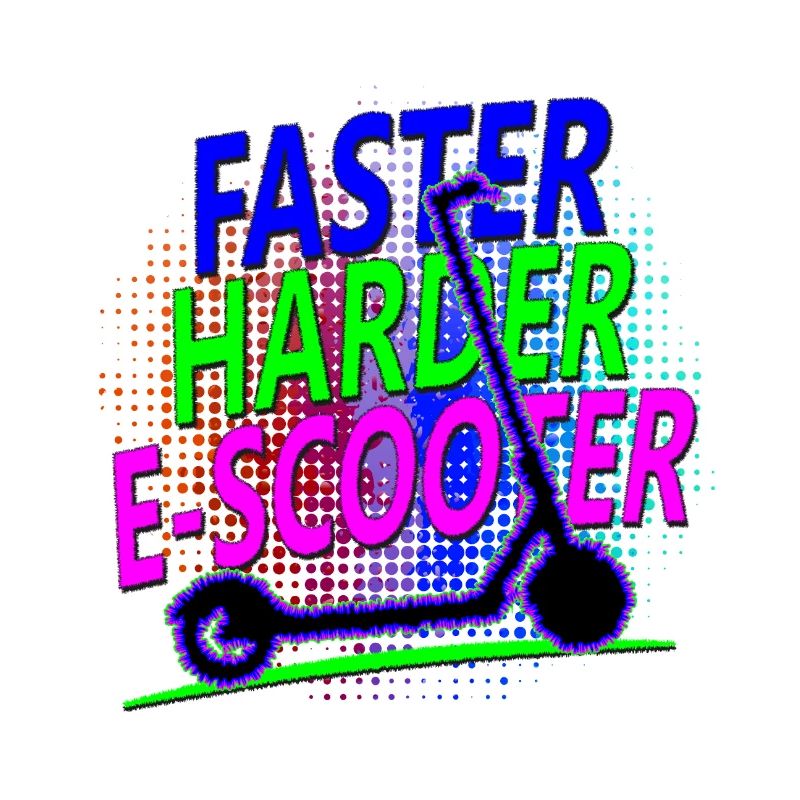 Faster Harder Escooter Elektroscooter E-Roller