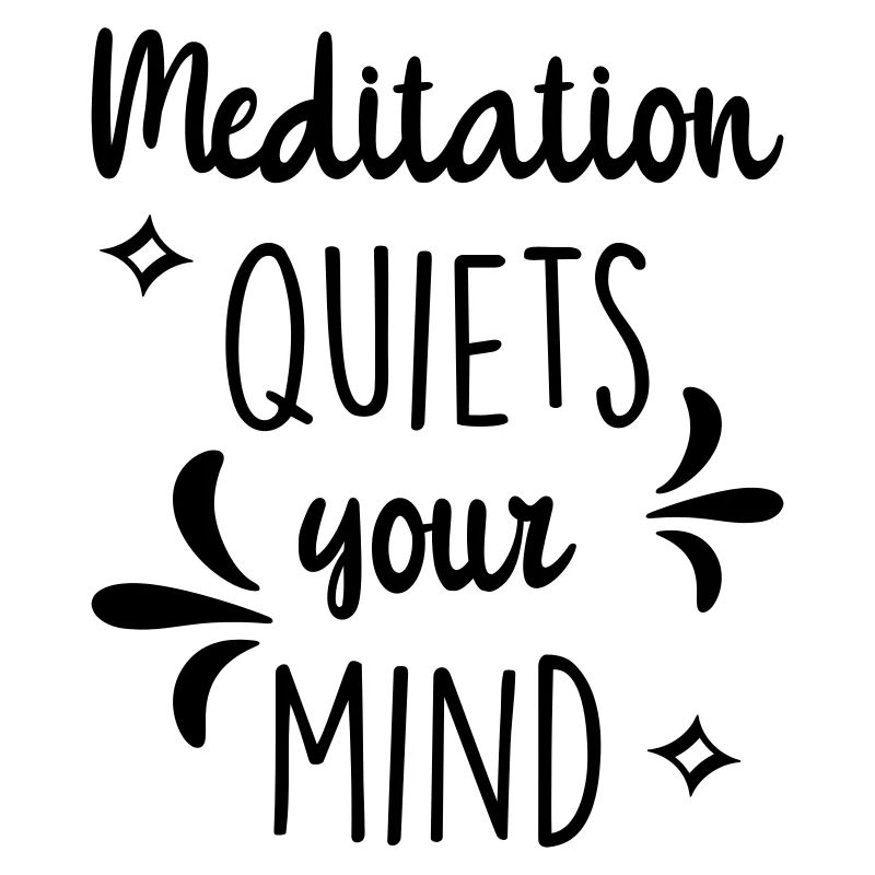 Meditation beruhigt deinen Geist
