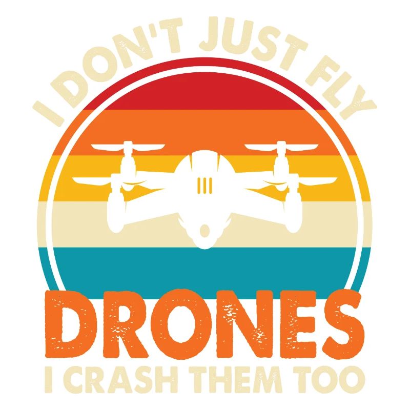 Je ne me contente pas de piloter des drones, je les écrase aussi