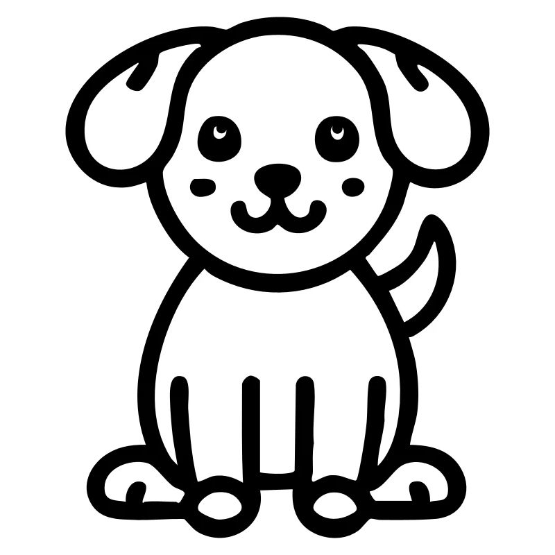 chiot mignon chien chien