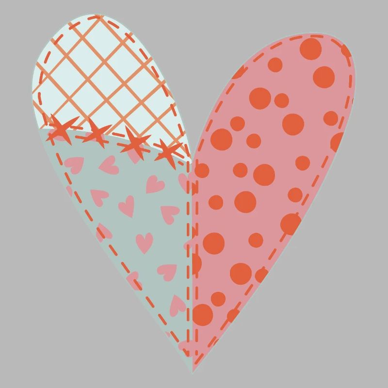 Patchwork Herz Nr. 11