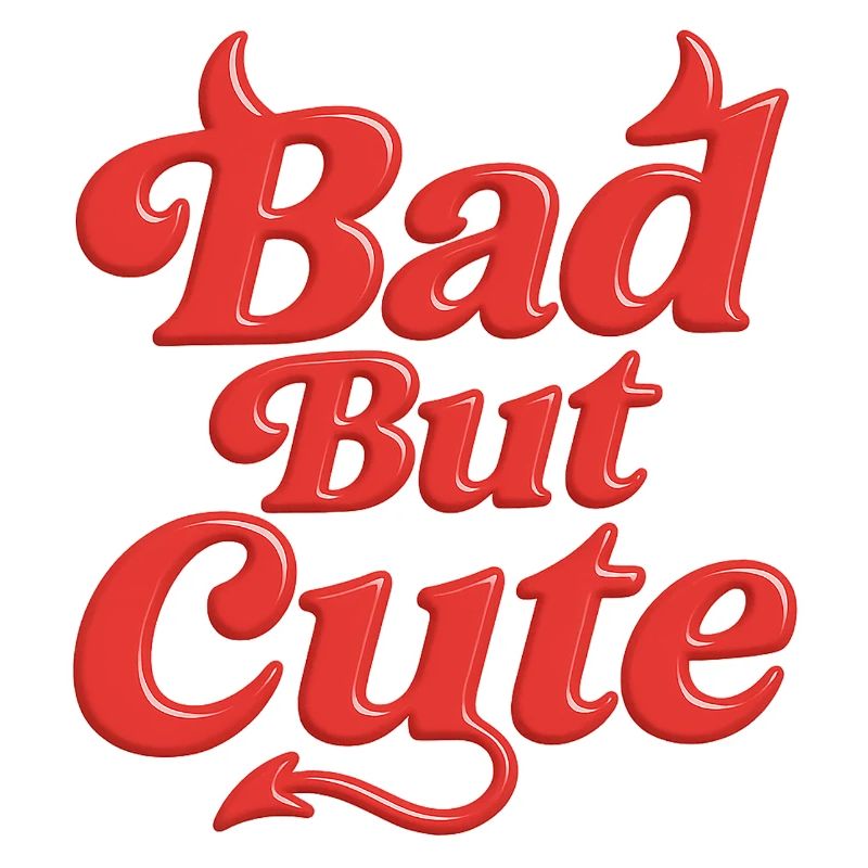 bad but cute / y2k statement design