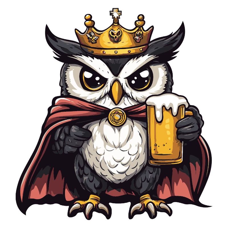 Eule Bier König